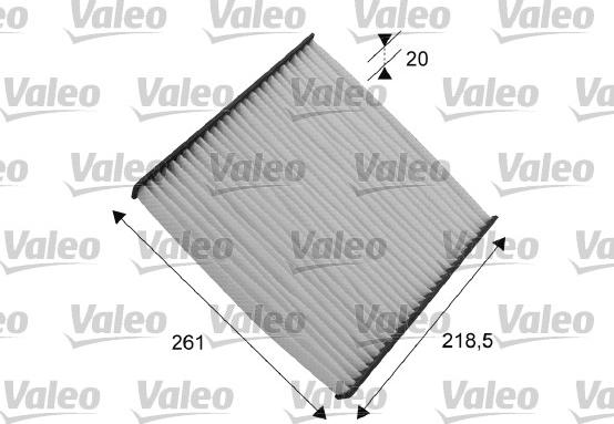 Valeo 715552 - Filter, kupéventilation xdelar.se