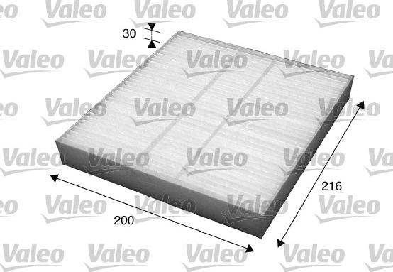 Valeo 715560 - Filter, kupéventilation xdelar.se