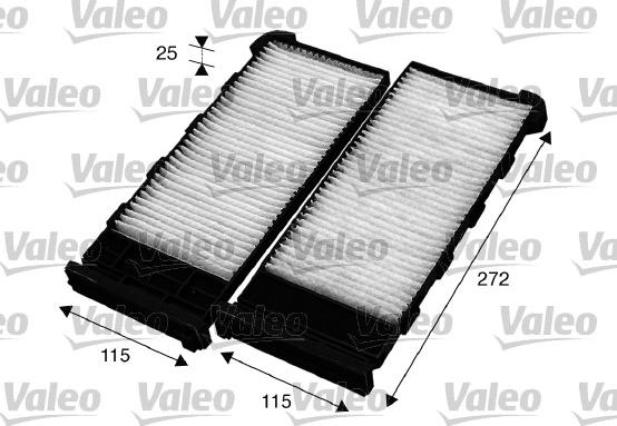 Valeo 715561 - Filter, kupéventilation xdelar.se