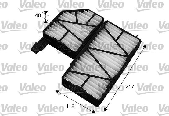 Valeo 715563 - Filter, kupéventilation xdelar.se