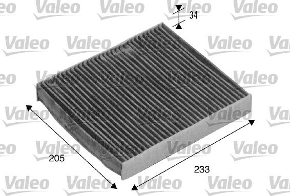 Valeo 715511 - Filter, kupéventilation xdelar.se