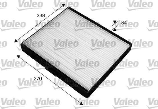 Valeo 715517 - Filter, kupéventilation xdelar.se