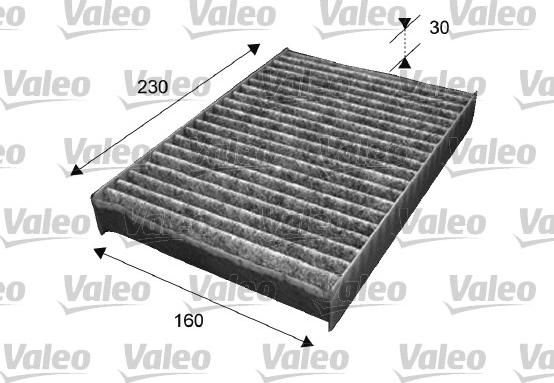 Valeo 715538 - Filter, kupéventilation xdelar.se