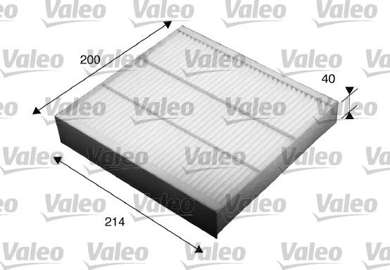 Valeo 715532 - Filter, kupéventilation xdelar.se