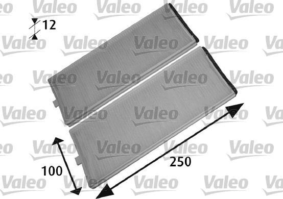 Valeo 715525 - Filter, kupéventilation xdelar.se