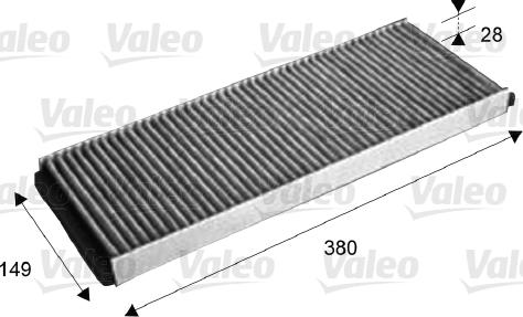 Valeo 715578 - Filter, kupéventilation xdelar.se