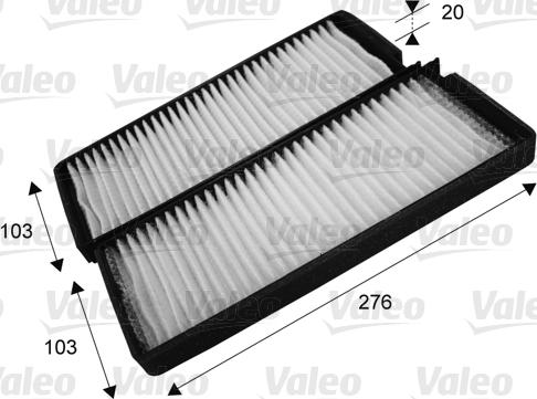 Valeo 715699 - Filter, kupéventilation xdelar.se