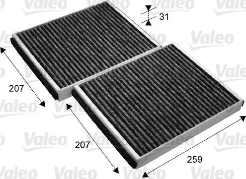 Valeo 715690 - Filter, kupéventilation xdelar.se