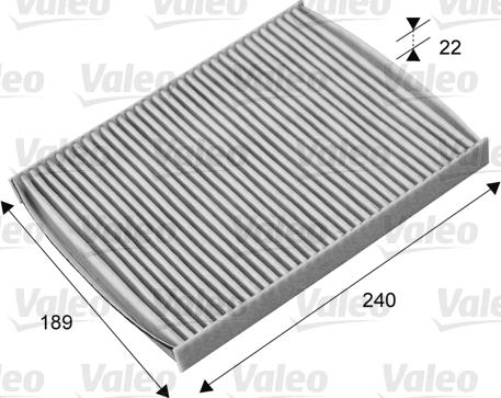 Valeo 715661 - Filter, kupéventilation xdelar.se