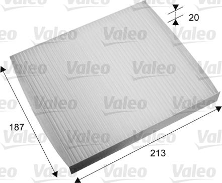 Valeo 715668 - Filter, kupéventilation xdelar.se