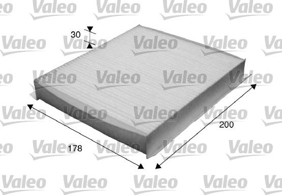 Valeo 715616 - Filter, kupéventilation xdelar.se