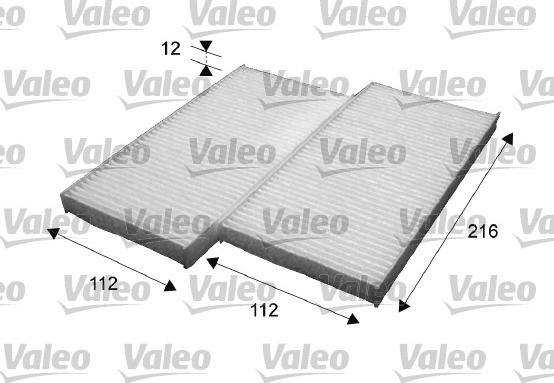 Valeo 715639 - Filter, kupéventilation xdelar.se