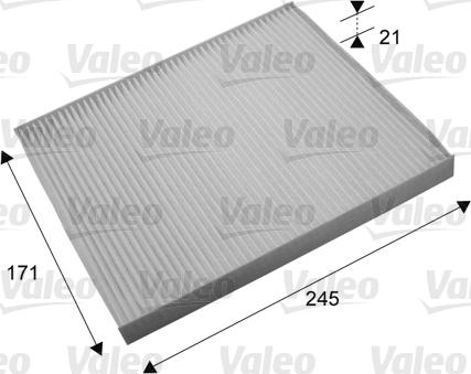 Valeo 715638 - Filter, kupéventilation xdelar.se