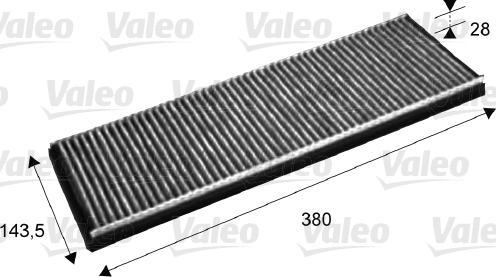 Valeo 715632 - Filter, kupéventilation xdelar.se