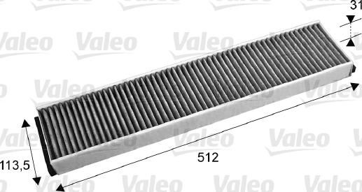 Valeo 715674 - Filter, kupéventilation xdelar.se