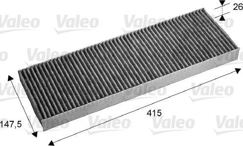 Valeo 715675 - Filter, kupéventilation xdelar.se