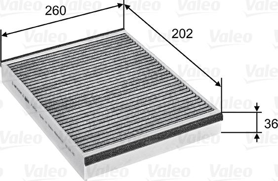 Valeo 715757 - Filter, kupéventilation xdelar.se