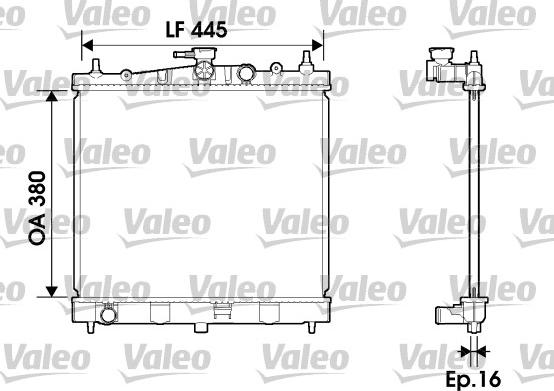 Valeo 734246 - Kylare, motorkylning xdelar.se