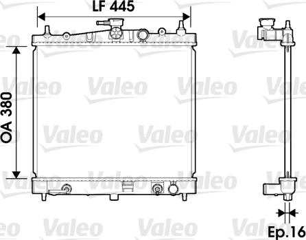 Valeo 734247 - Kylare, motorkylning xdelar.se