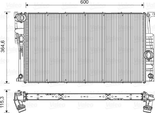 Valeo 735455 - Kylare, motorkylning xdelar.se