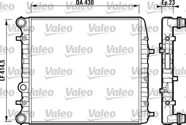 Valeo 732863 - Kylare, motorkylning xdelar.se