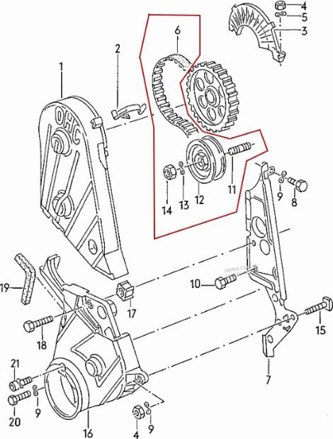 VW N  0111337 - Tand / styrremssats xdelar.se