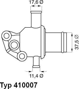 WAHLER 410007.87D - Termostat, kylvätska xdelar.se