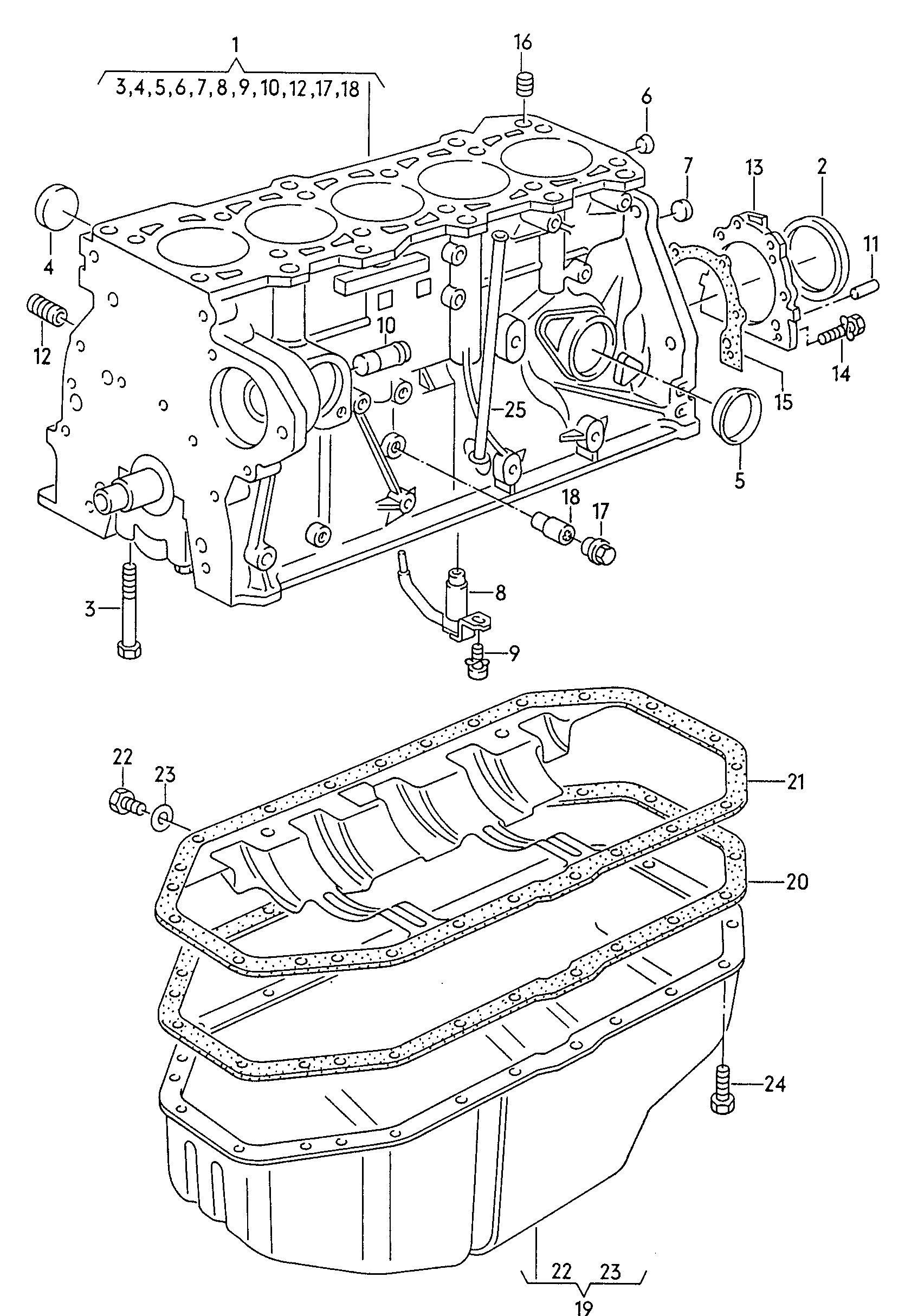 VAG N  90130001 - Skruv, vevlagerbock xdelar.se