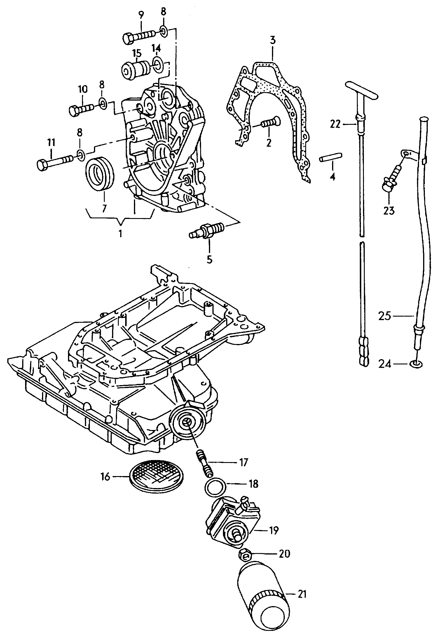 AUDI 078 115 561 J - Oljefilter xdelar.se