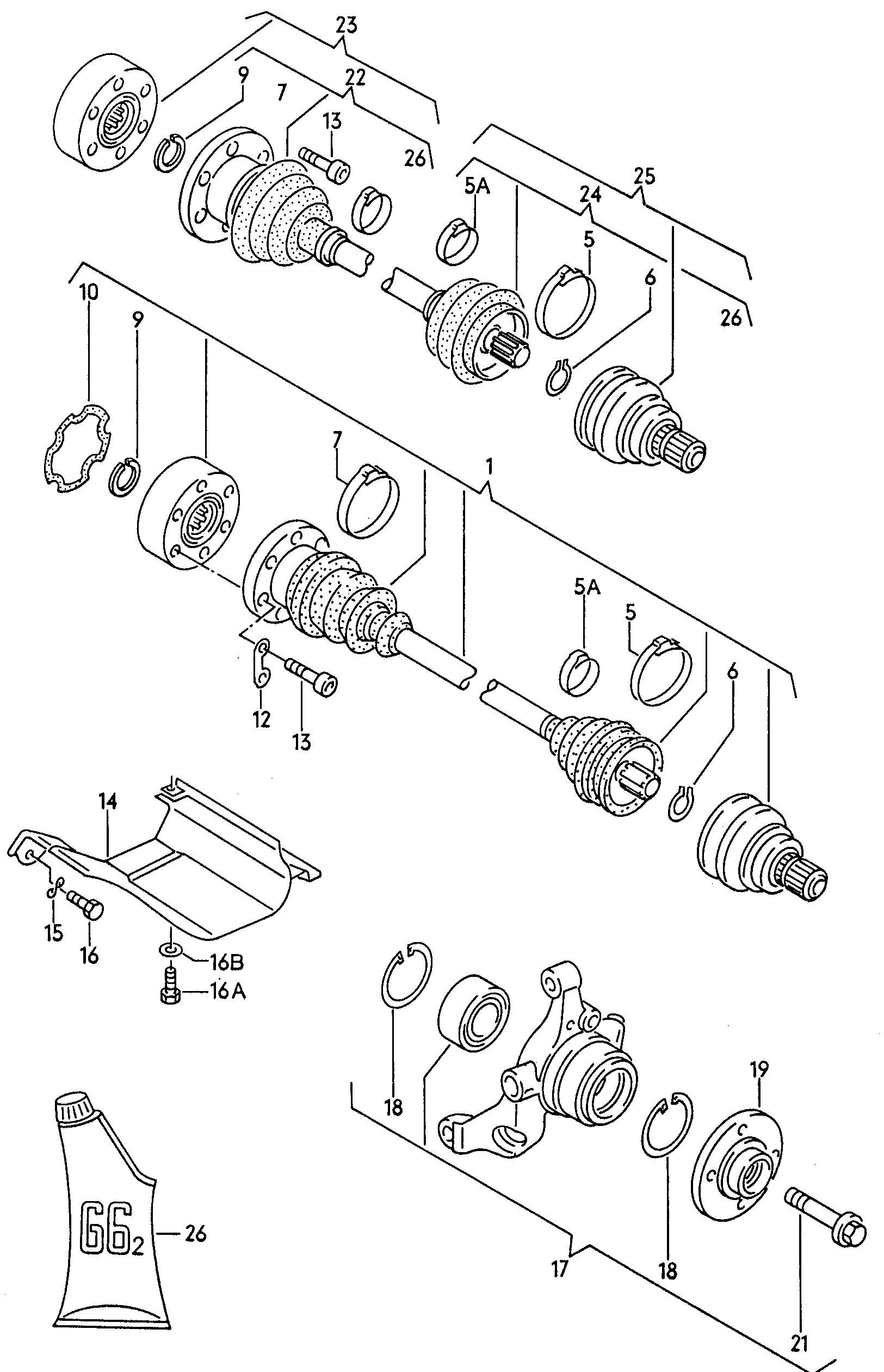 Seat N  10089101 - Hjullagerssats xdelar.se