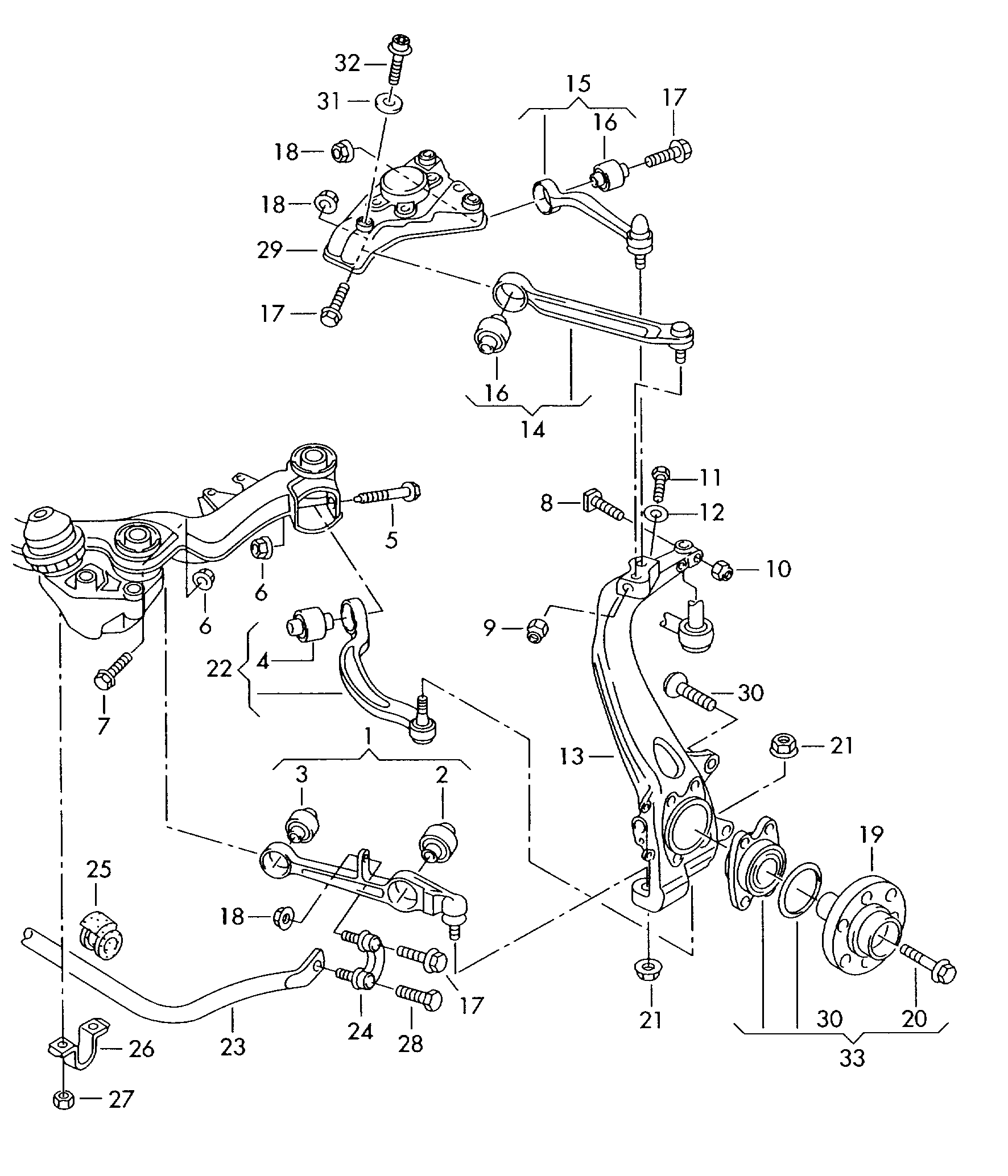 VAG N   910 166 02 - Reparationssats, styrarm xdelar.se