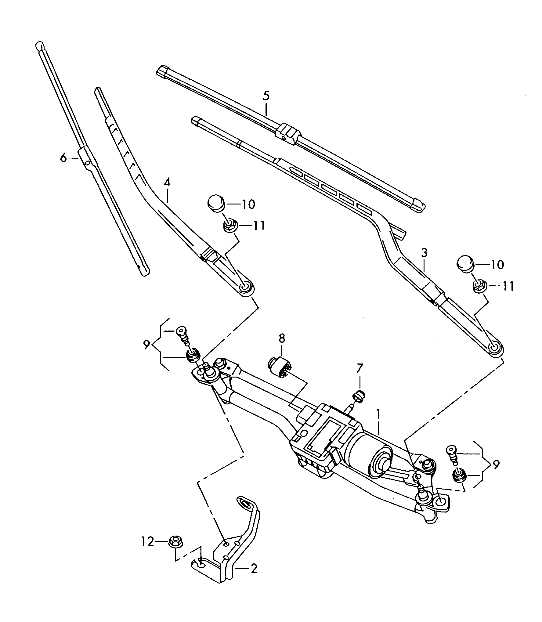 AUDI 8P2 955 425 H - Torkarblad xdelar.se