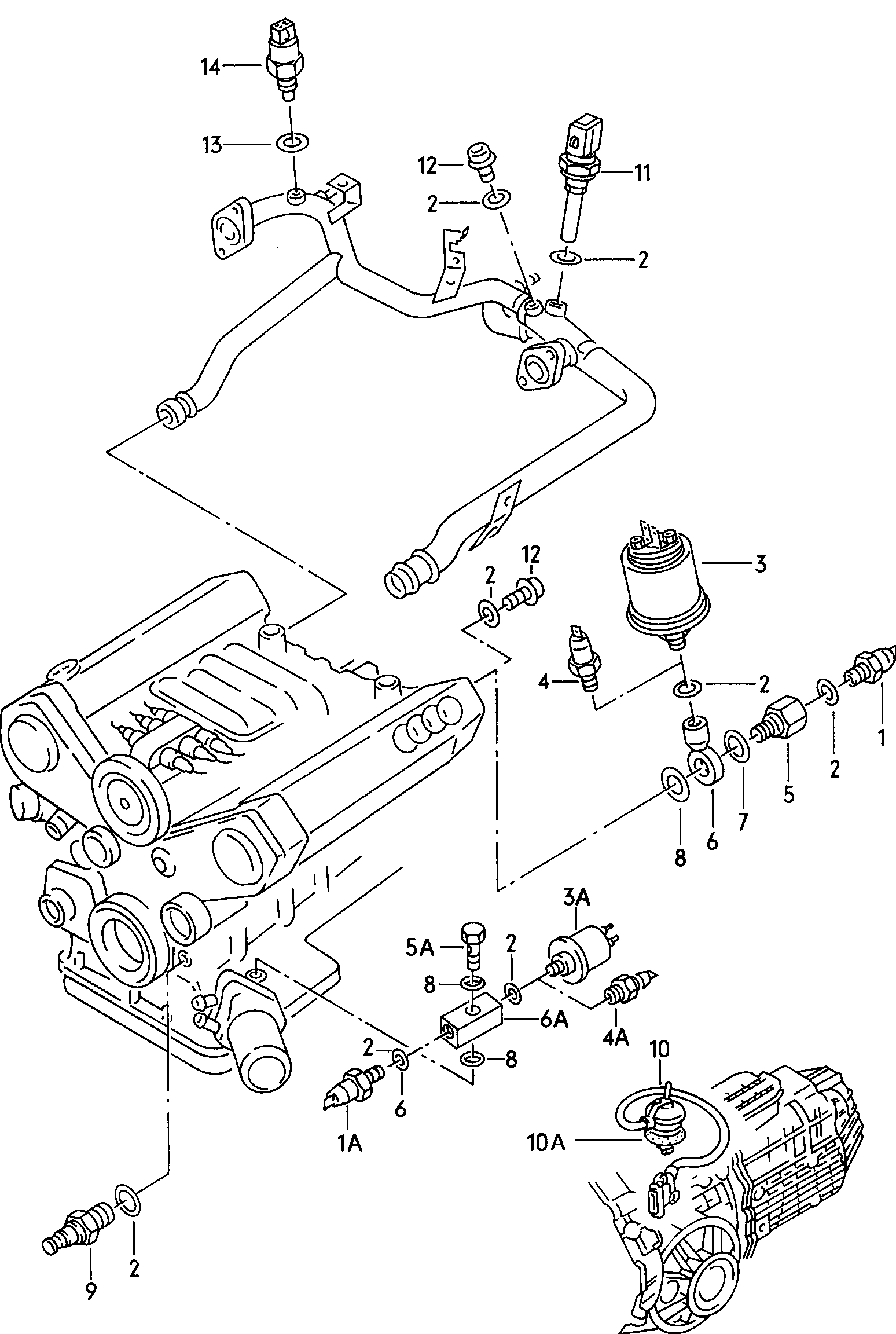 VW 078 919 081 C - Sensor, oljetryck xdelar.se