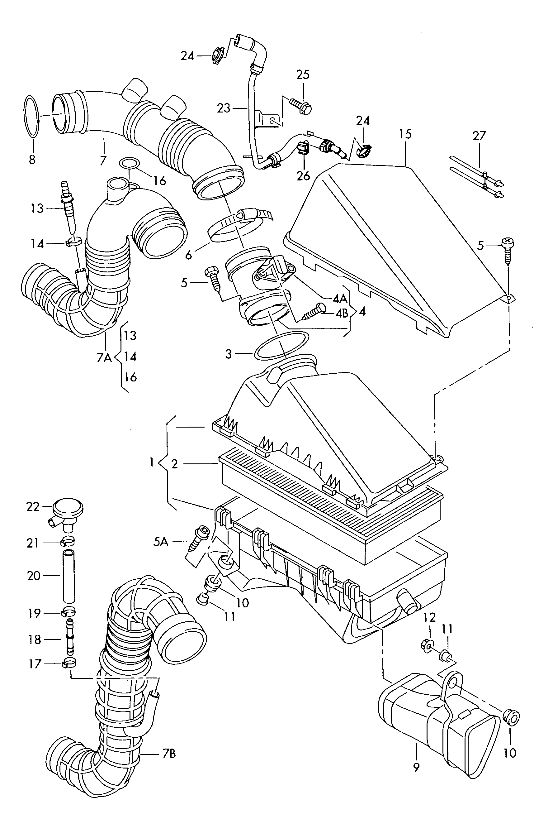 Seat 06A906461E - Luftmassesensor xdelar.se