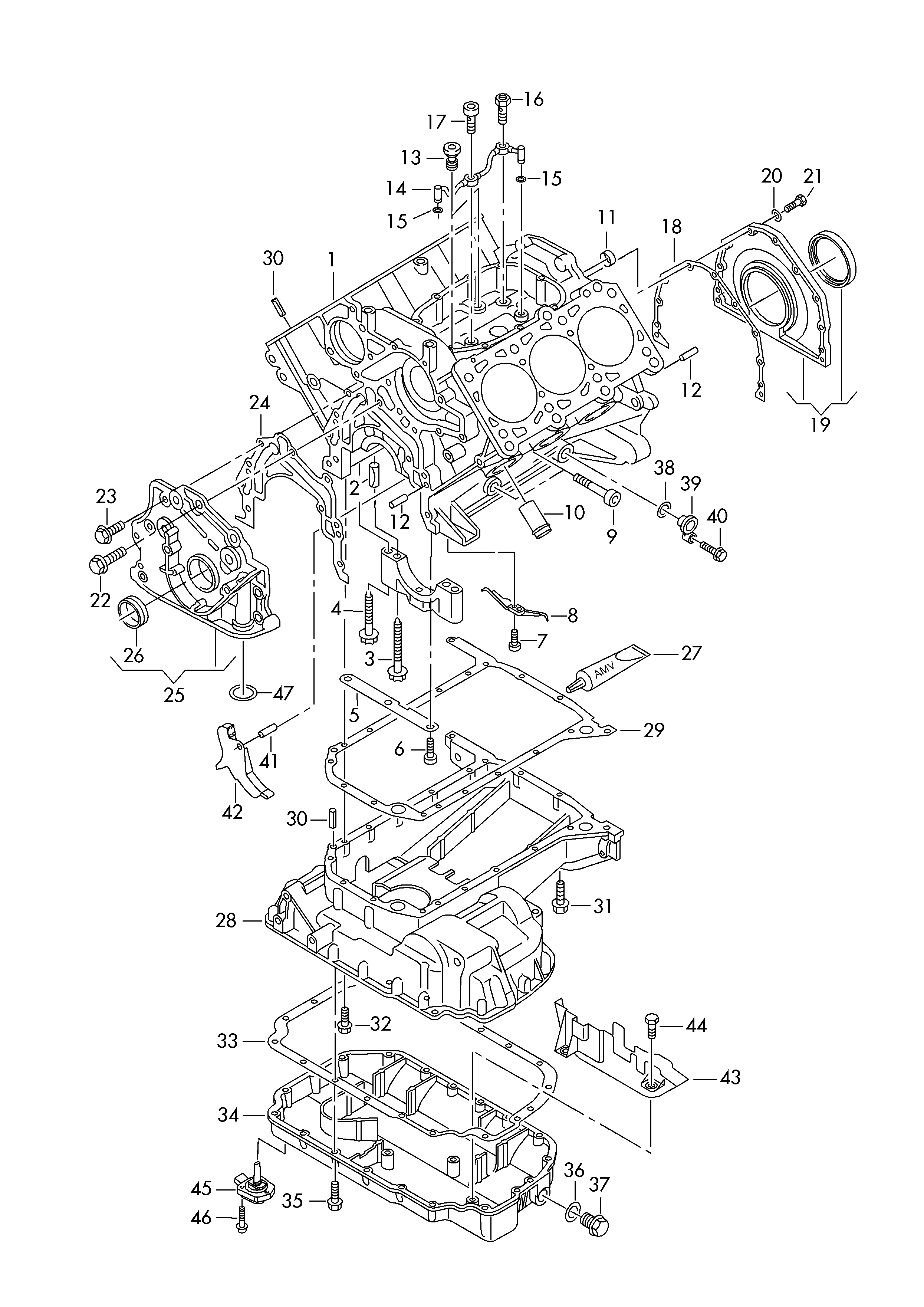 VAG N  90951301 - Packning, oljesil xdelar.se