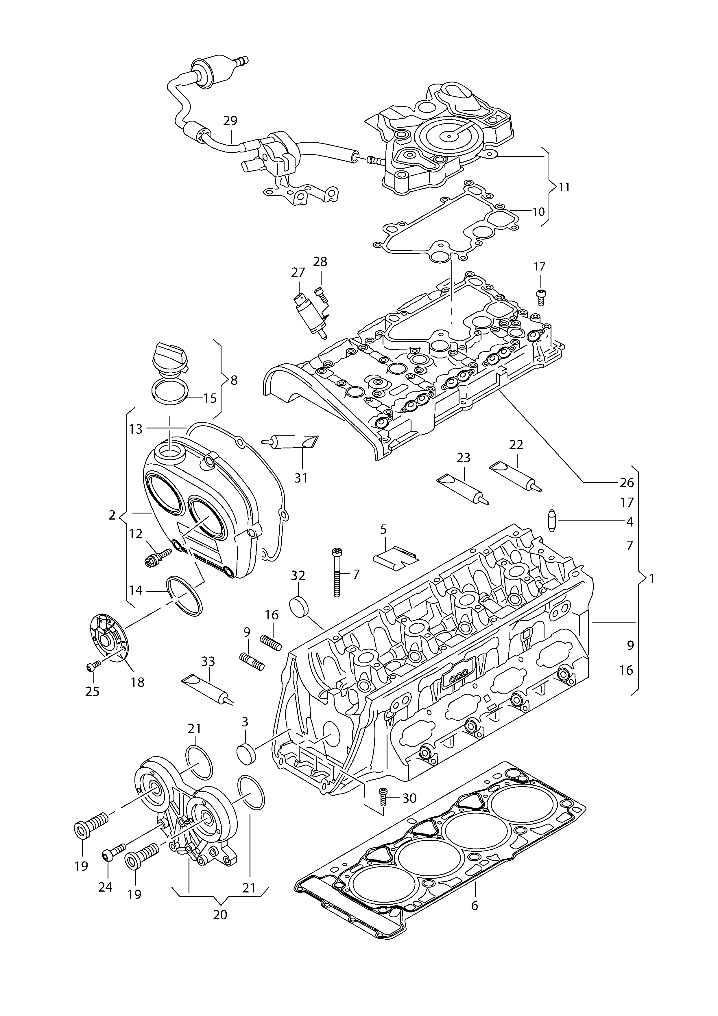 VW N  01190710 - Lås, oljepåfyllningsrör xdelar.se