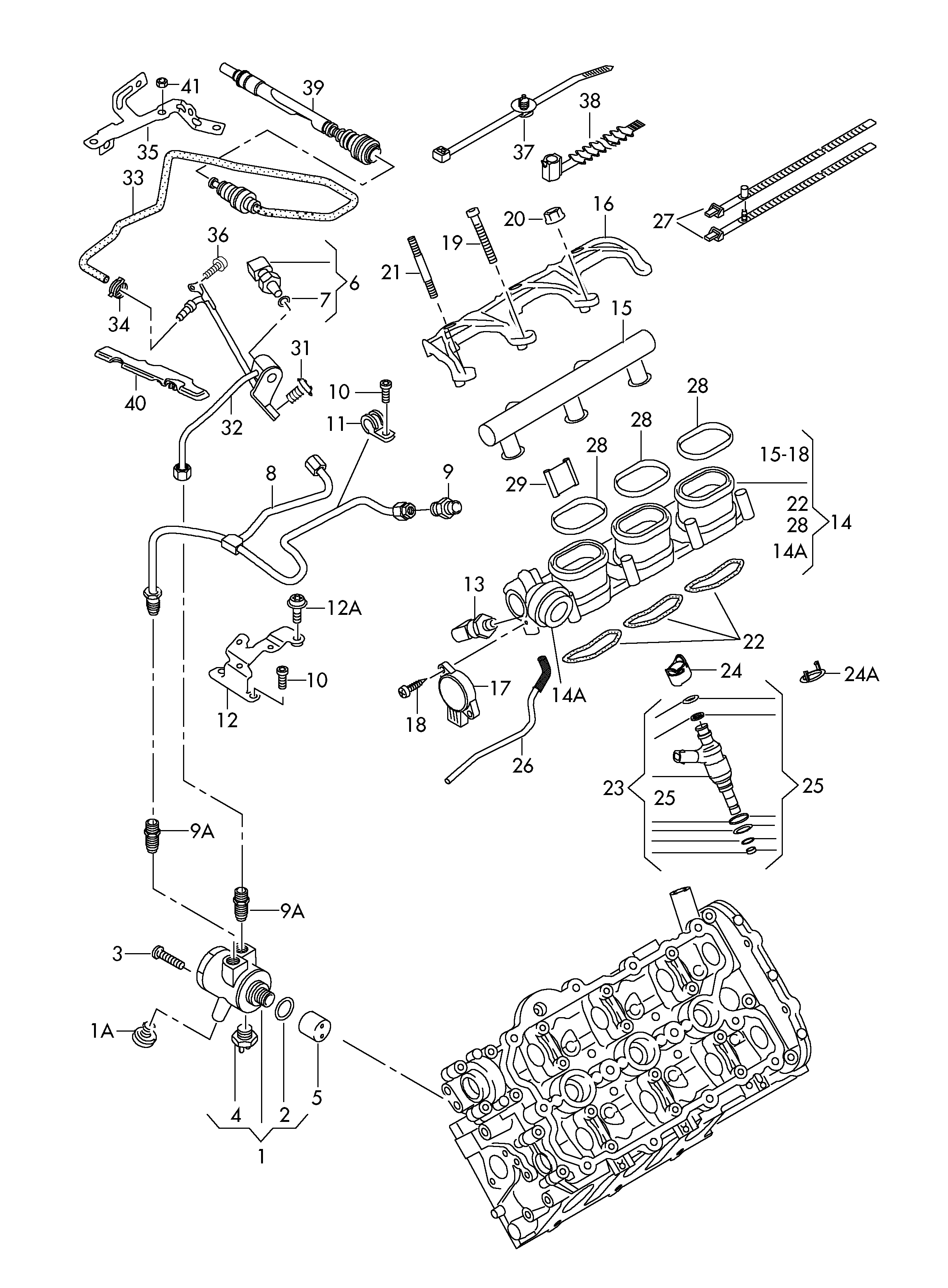 VAG WHT005184 - Packning, bränslepump xdelar.se