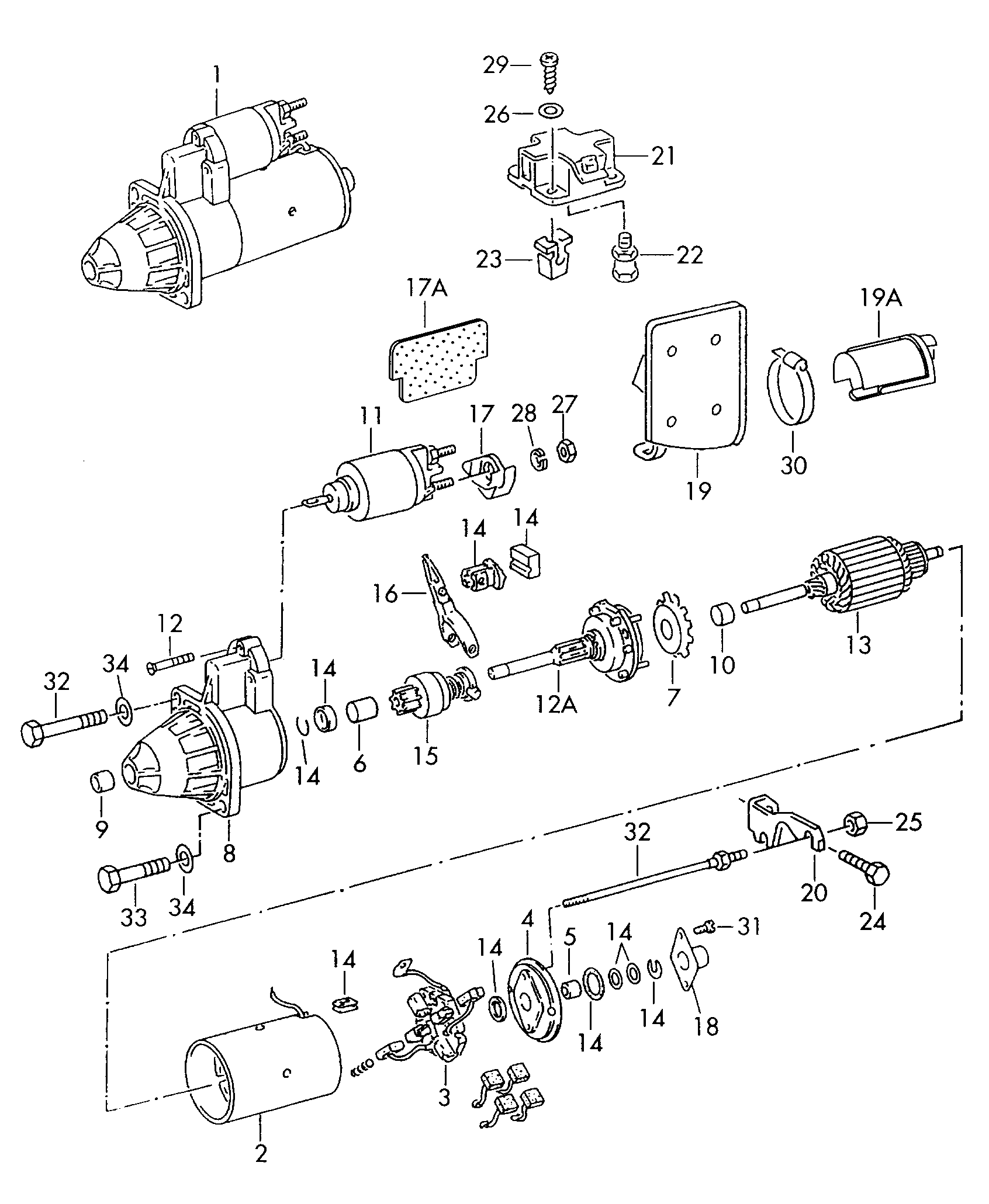 VAG N  0115317 - Upphängning, axelstomme xdelar.se