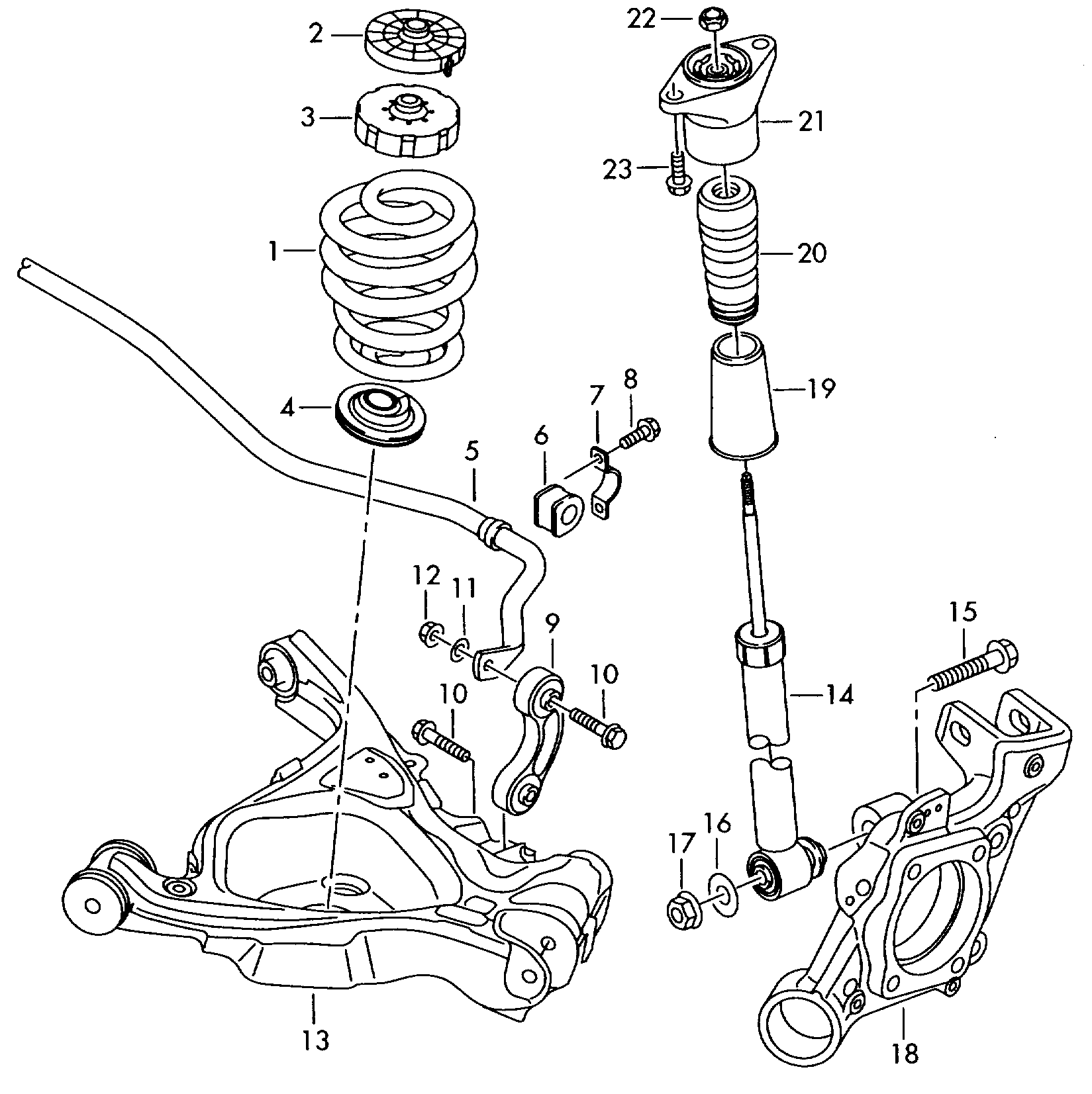 AUDI 4F0 512 131 - Gummibuffert, fjädring xdelar.se