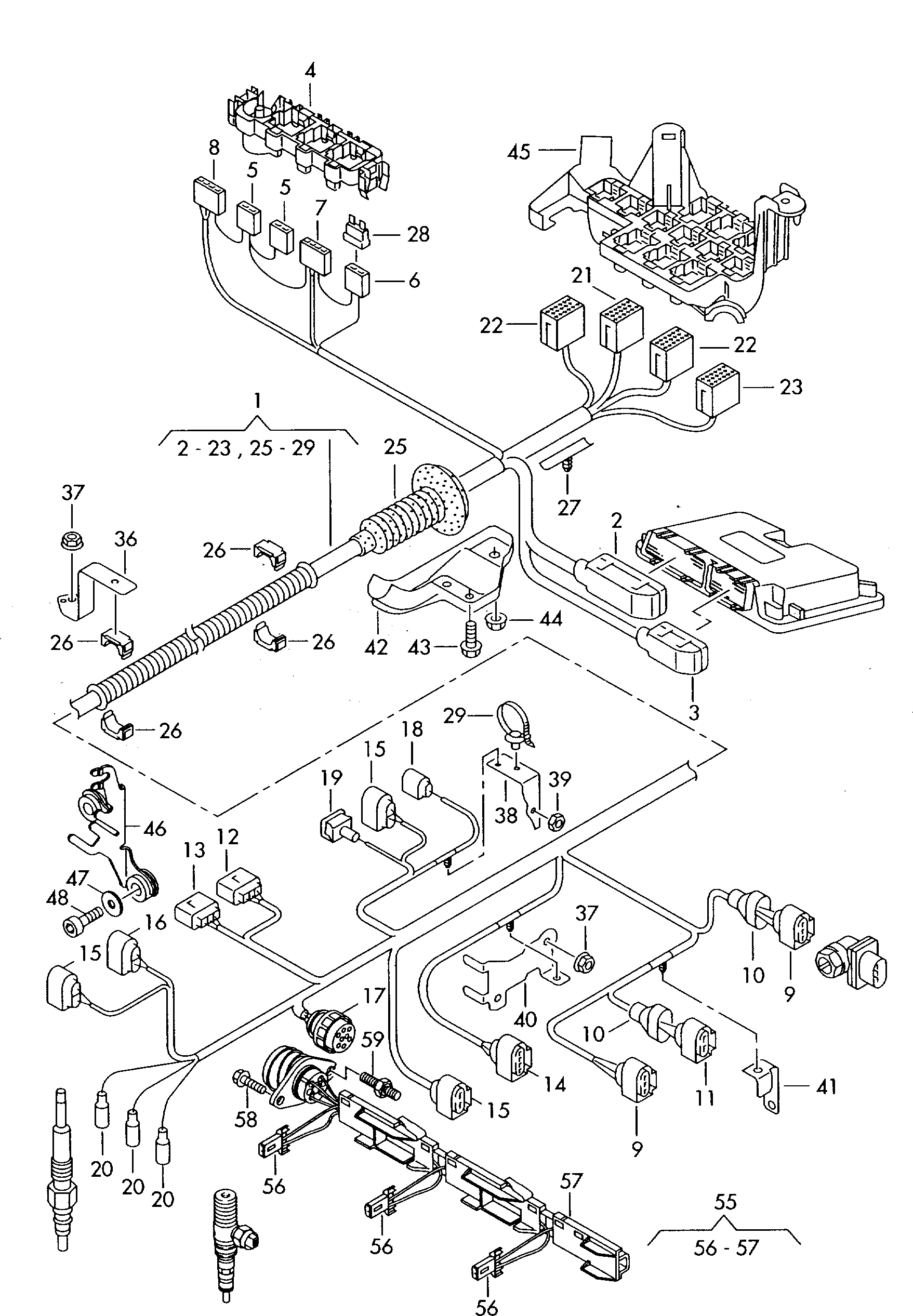 VAG 1J0973772 - Kabelreparationssats, generator xdelar.se