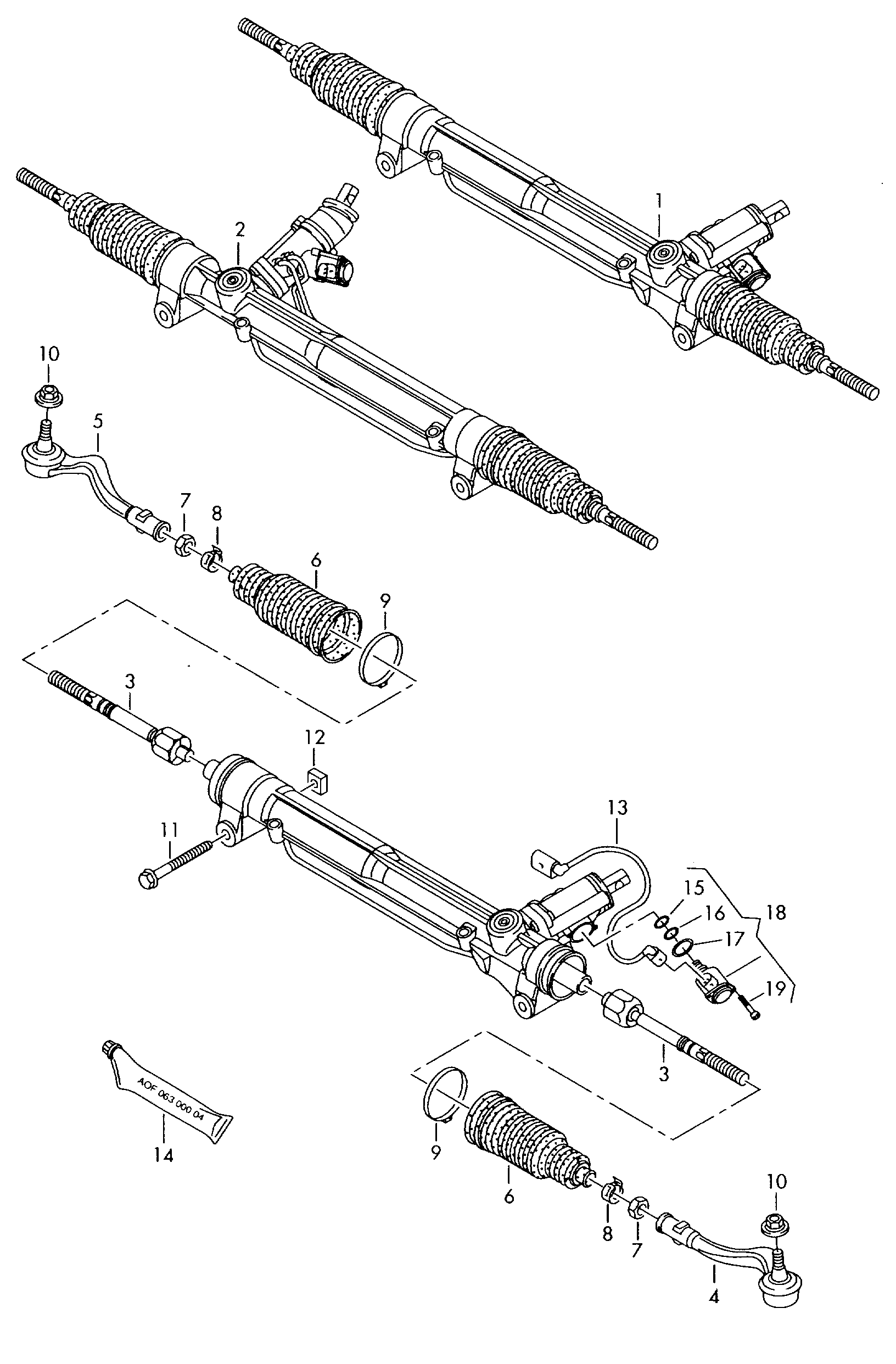 Porsche WHT 004 593 - Reparationssats, hjulupphängning xdelar.se