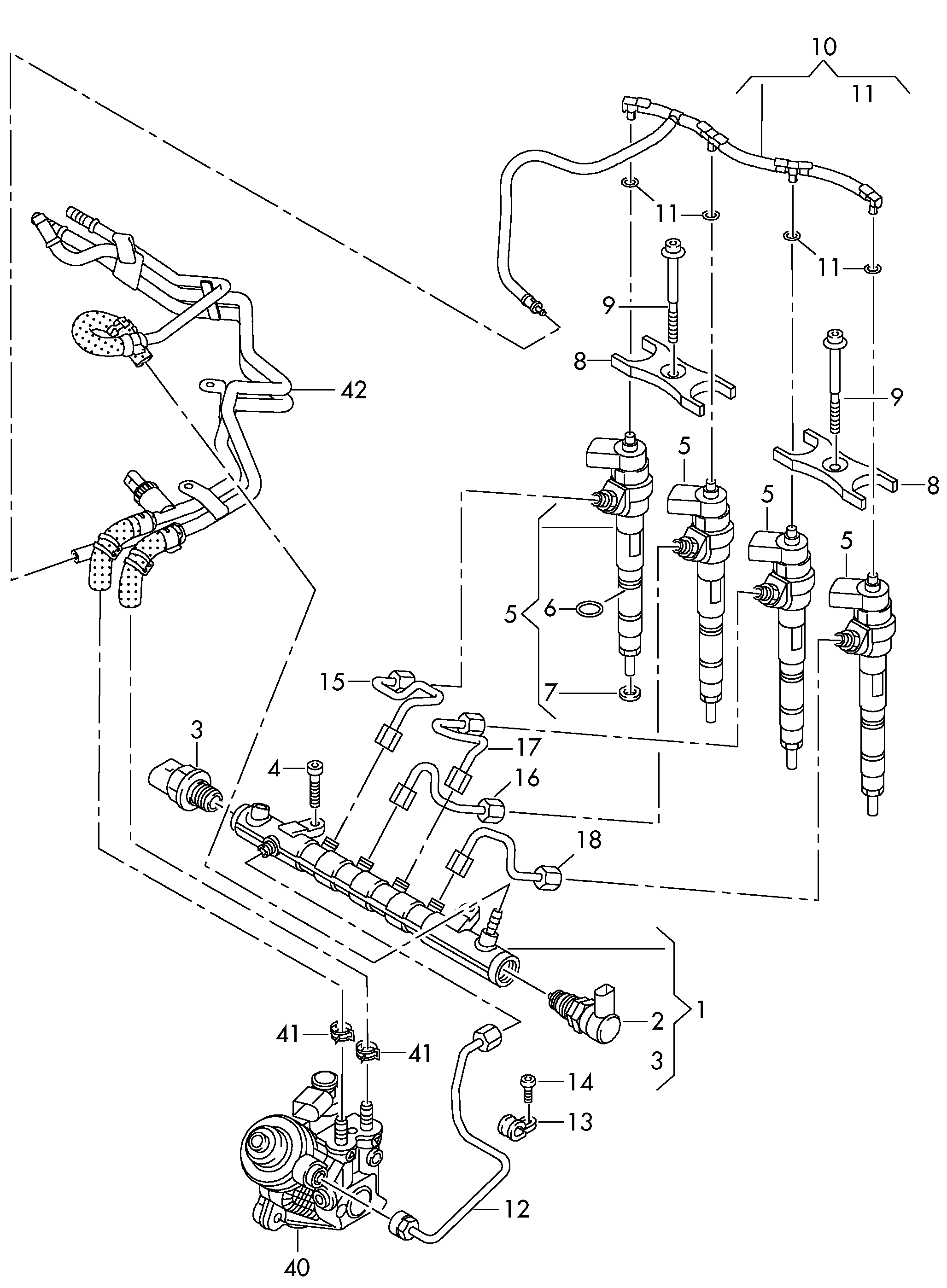 VAG N   904 519 02 - Tryckreglerventil, Common-Rail-system xdelar.se