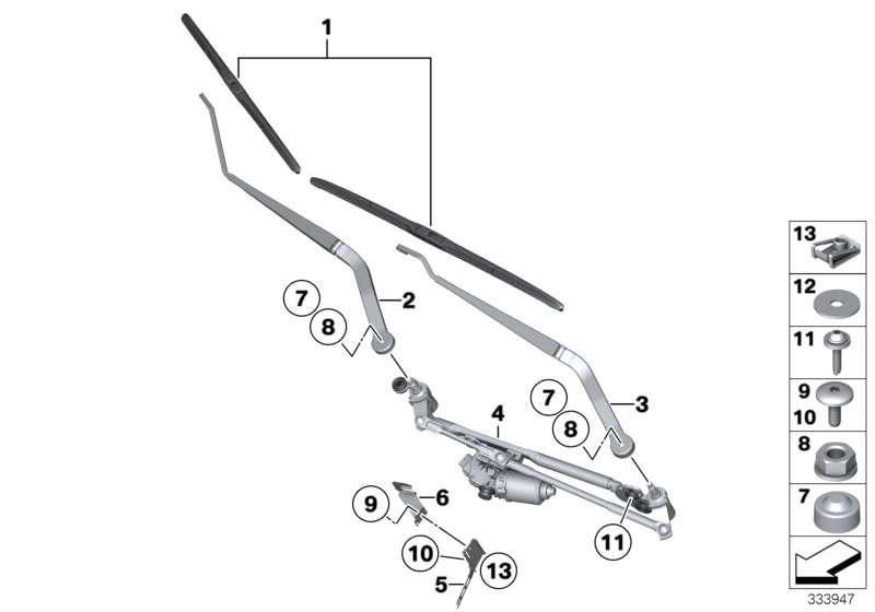 BMW 61 61 0 039 697 - Torkarblad xdelar.se