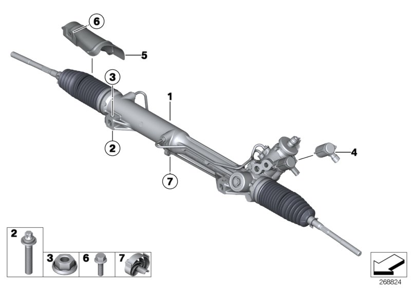 BMW 33 32 6 768 884 - Reparationssats, styrarm xdelar.se