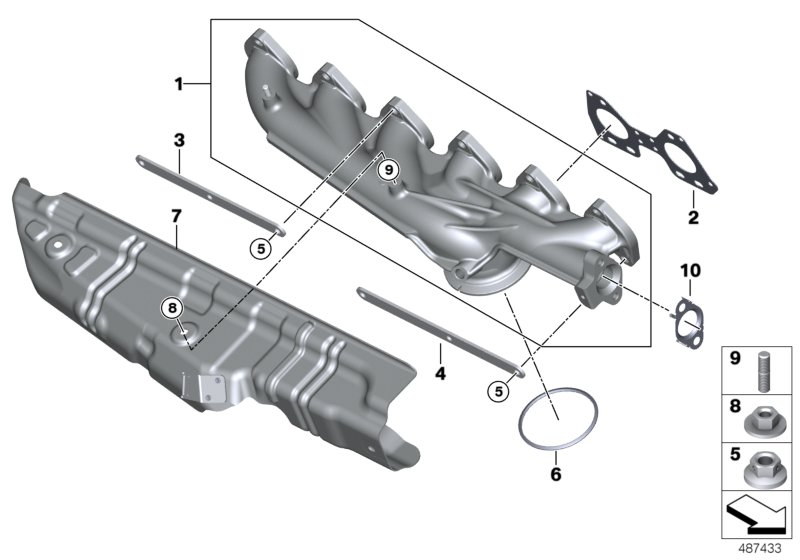 BMW 11 62 8 597 827 - Flange nut xdelar.se