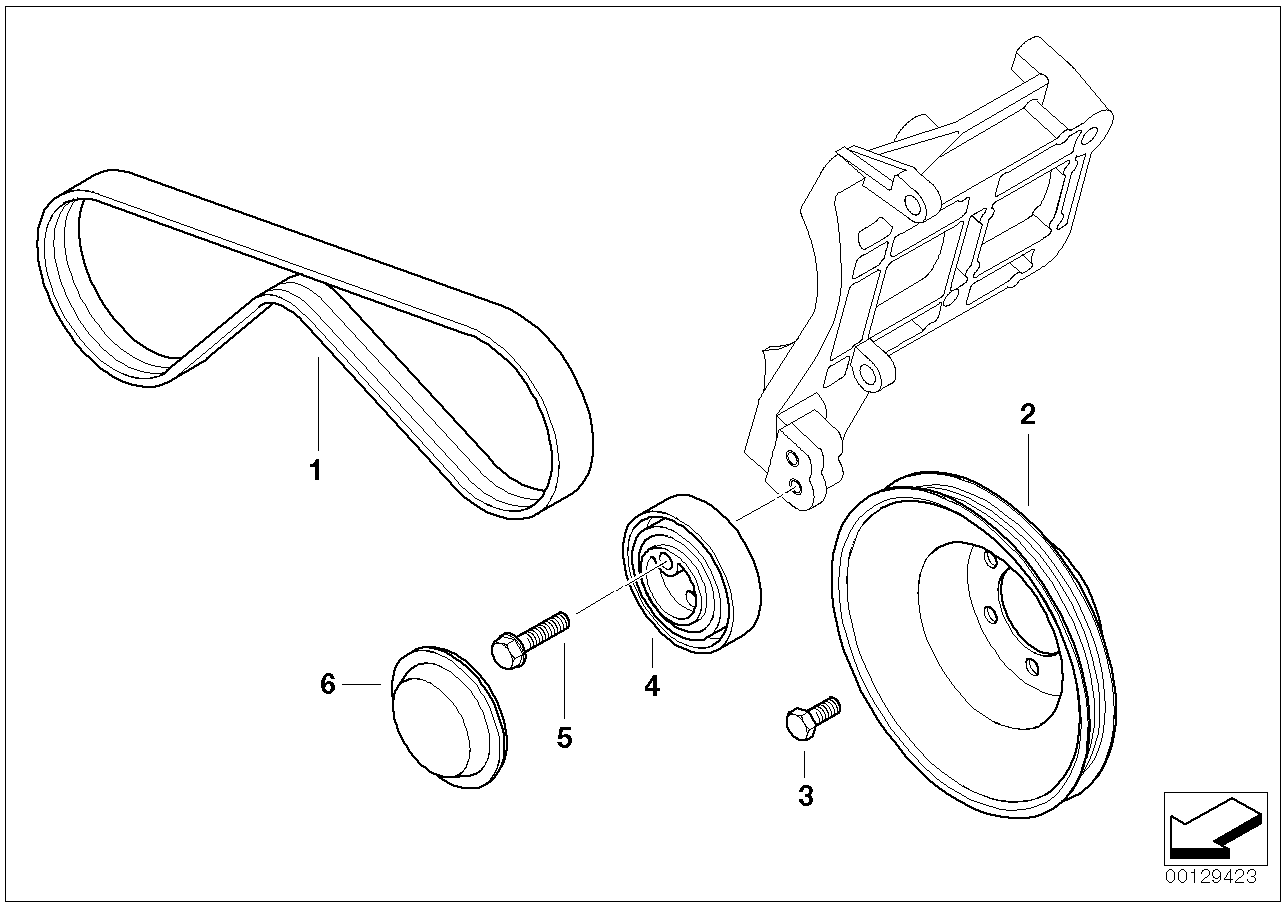 Vauxhall 64552245451 - Flerspårsrem xdelar.se