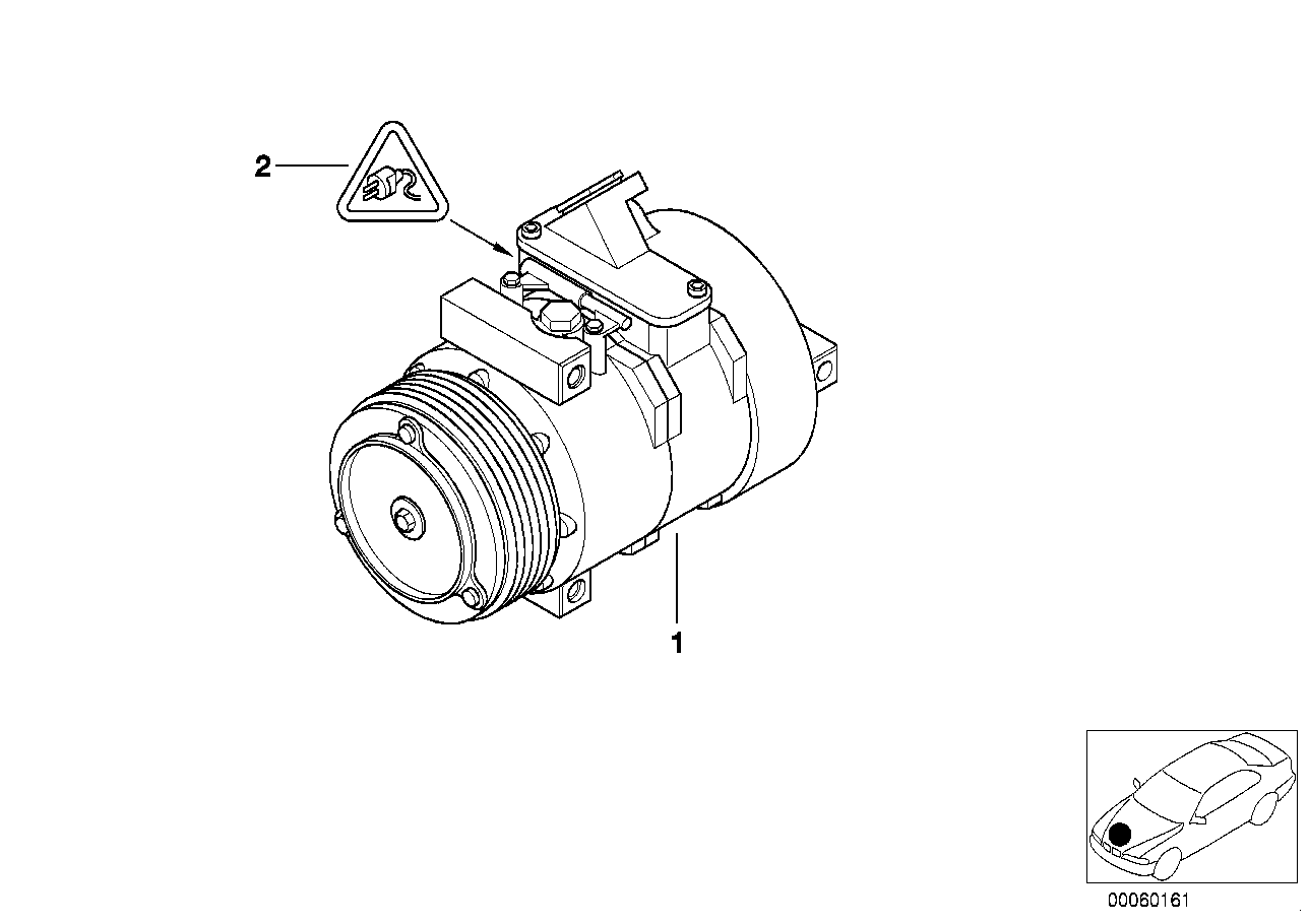 BMW 64 52 8 377 242 - Kompressor, klimatanläggning xdelar.se