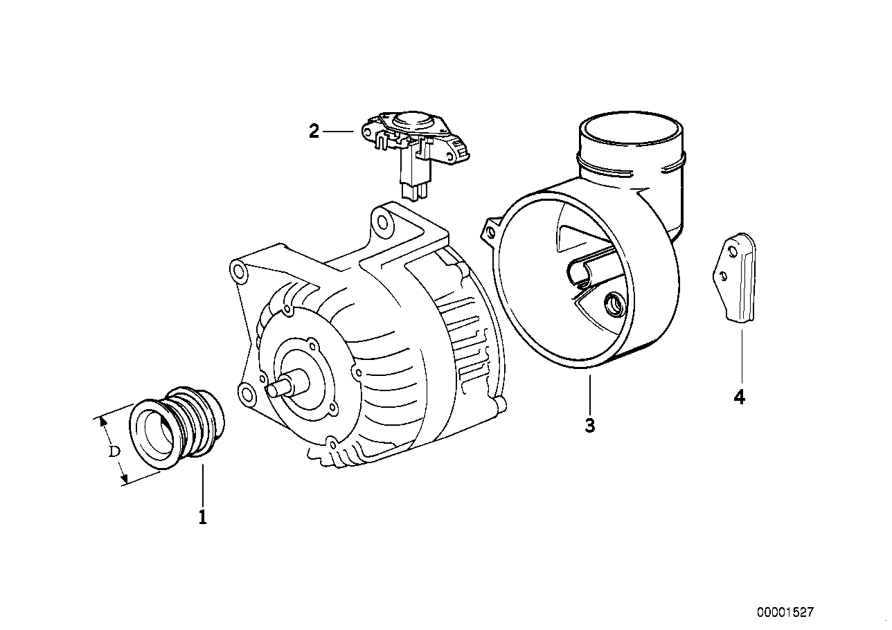 BMW 12 31 1 747 920 - Generatorregulator xdelar.se