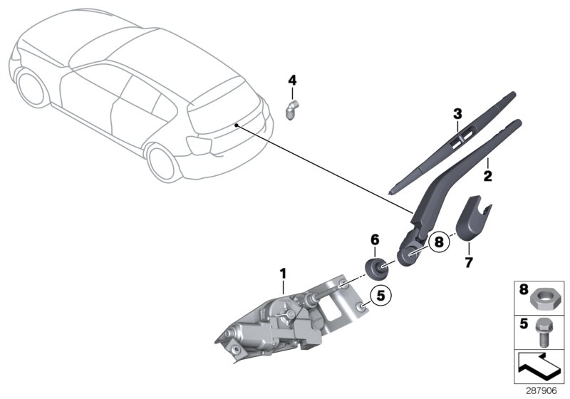 BMW 61 61 7 241 986 - Torkarblad xdelar.se