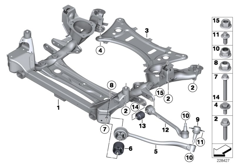 BMW 31 10 3 413 500 - Reparationssats, styrarm xdelar.se